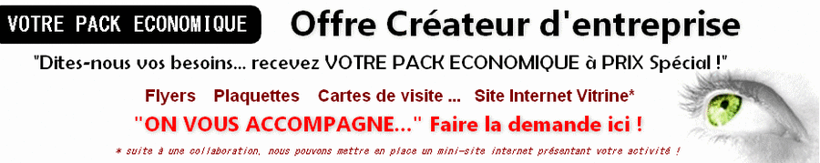 offre spéciale créateur d'entreprise